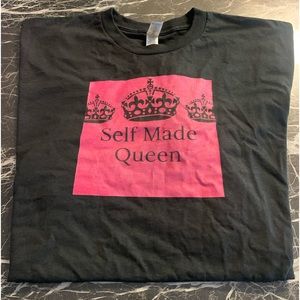 Self Made Queen Pink and Black T-Shirt Size 2x